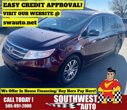 2012 Honda Odyssey for sale at SOUTHWEST AUTO in Albuquerque NM