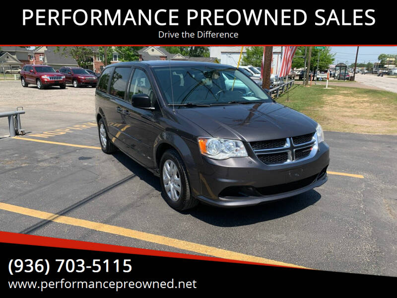 2015 Dodge Grand Caravan for sale at PERFORMANCE PREOWNED SALES in Conroe TX