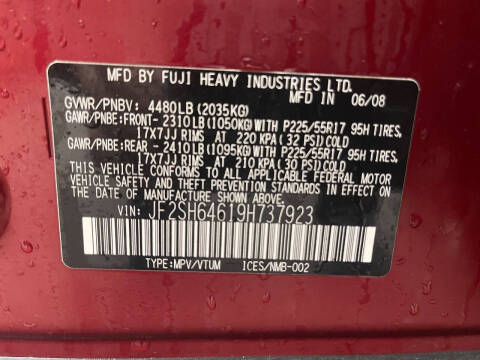 2009 Subaru Forester 2.5 X Limited