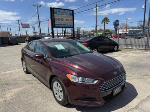 2013 Ford Fusion for sale at S.A. BROADWAY MOTORS INC in San Antonio TX