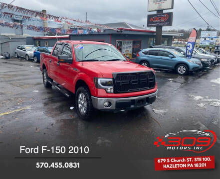 2010 Ford F-150 for sale at 309 MOTORS INC in Hazleton PA