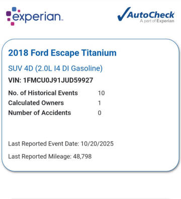 2018 Ford Escape Titanium