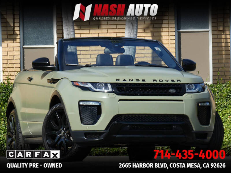 2017 Land Rover Range Rover Evoque Convertible SE Dynamic