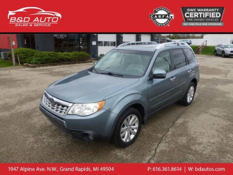 2012 Subaru Forester for sale at B&D Auto Sales Inc in Grand Rapids MI