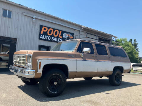 1980 Chevrolet Suburban for sale at Pool Auto Sales in Hayden ID