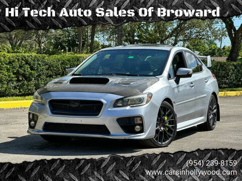 2015 Subaru WRX for sale at Hi Tech Auto Sales Of Broward in Hollywood FL