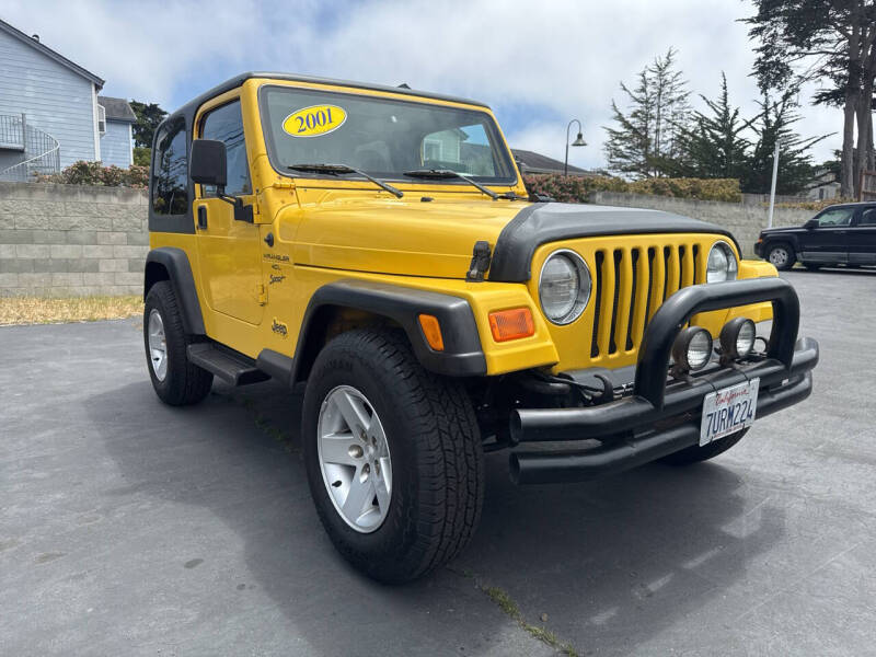 Used 2001 Jeep Wrangler SPORT with VIN 1J4FA49S41P313185 for sale in Marina, CA