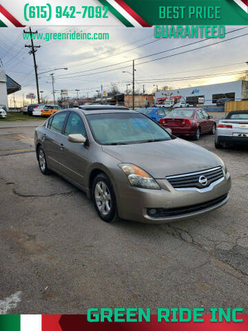 2008 Nissan Altima for sale at Green Ride Inc in Nashville TN