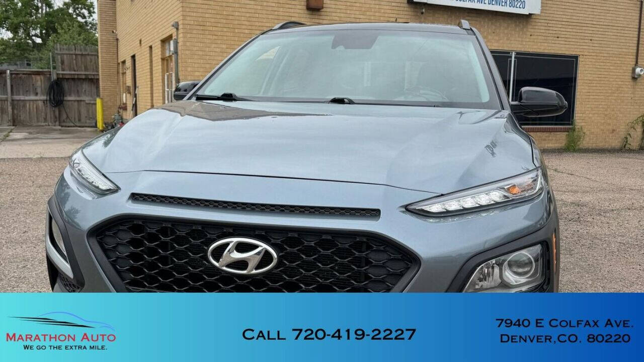 2021 Hyundai KONA for sale at MARATHON AUTO in Denver, CO