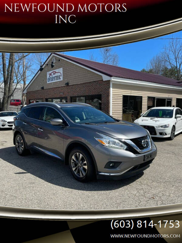 2017 Nissan Murano for sale at NEWFOUND MOTORS INC in Seabrook NH