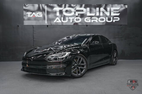 2021 Tesla Model S for sale at TOPLINE AUTO GROUP in Kent WA