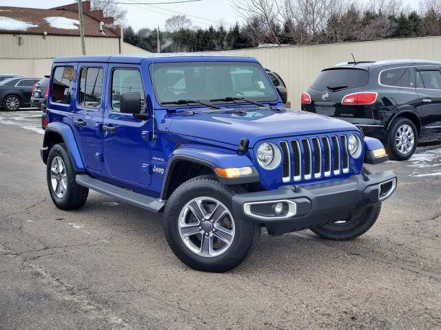 2020 Jeep Wrangler Unlimited for sale at Miller Auto Sales in Saint Louis MI