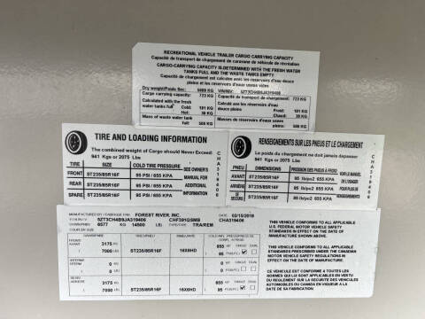 2018 CHAPARREL COACHMEN