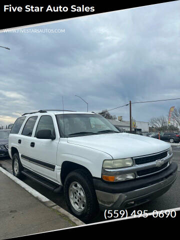 2005 Chevrolet Tahoe for sale at Five Star Auto Sales in Fresno CA