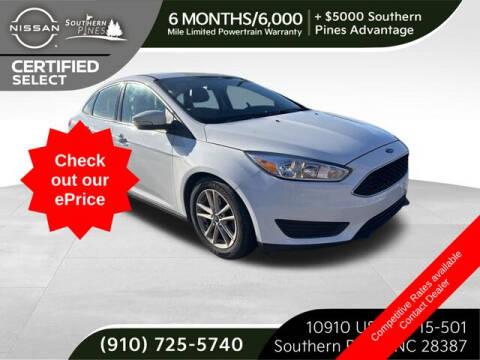 2017 Ford Focus for sale at PHIL SMITH AUTOMOTIVE GROUP - Pinehurst Nissan Kia in Southern Pines NC
