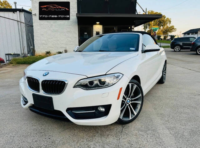 2017 BMW 2 Series for sale at AUTO LUX INC in Marietta, GA