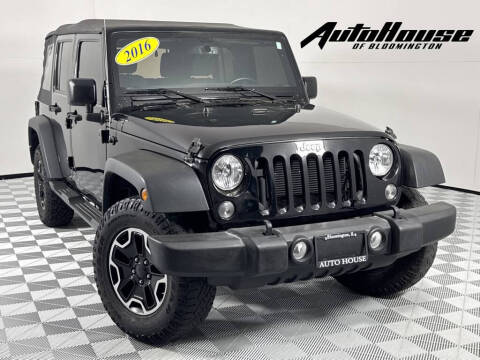 2016 Jeep Wrangler Unlimited for sale at Auto House of Bloomington in Bloomington IL