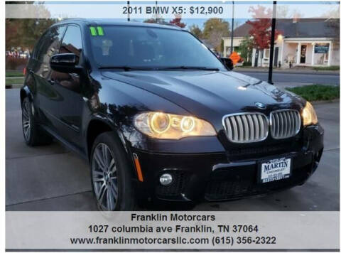 2011 BMW X5 for sale at Franklin Motorcars in Franklin TN