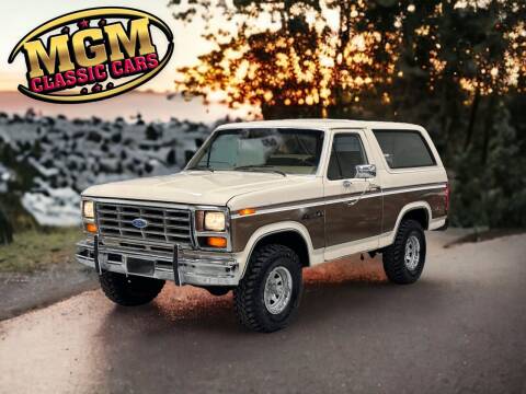 1986 Ford Bronco for sale at MGM CLASSIC CARS in Addison IL