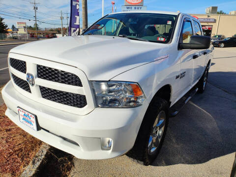 2018 RAM 1500 for sale at Auto Wholesalers Of Hooksett in Hooksett NH