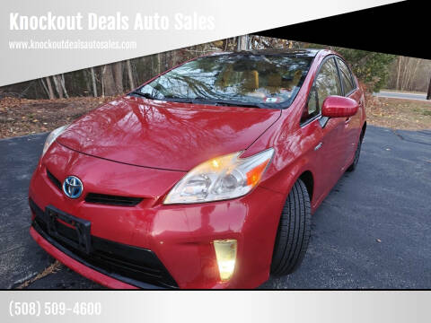 2013 Toyota Prius for sale at Knockout Deals Auto Sales in West Bridgewater MA