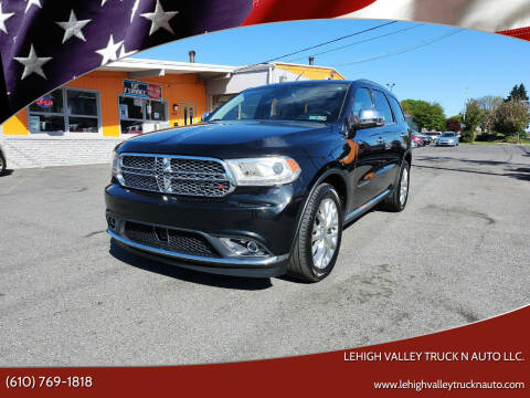2014 Dodge Durango for sale at Lehigh Valley Truck n Auto LLC. in Schnecksville PA