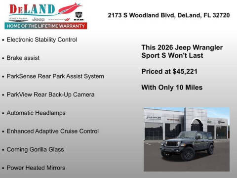 2026 Jeep Wrangler Sport S