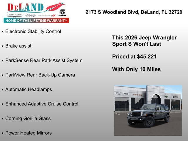 2026 Jeep Wrangler Sport S