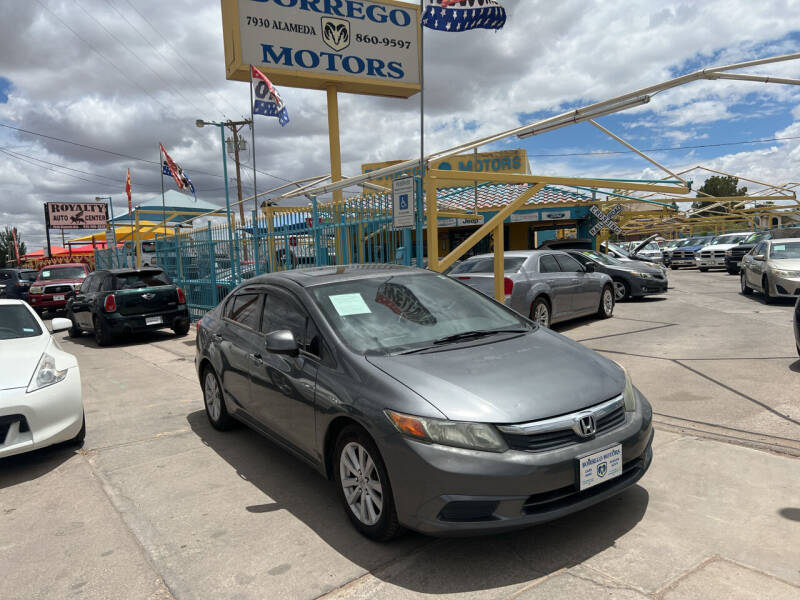2012 Honda Civic for sale at Borrego Motors in El Paso TX
