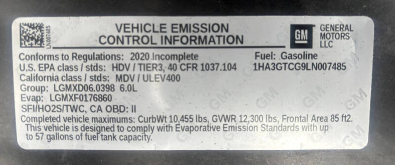 2020 Chevrolet Express 3500