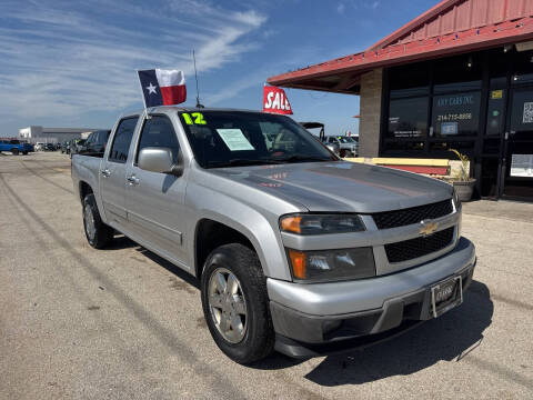 2012 Chevrolet Colorado for sale at Any Cars Inc in Grand Prairie TX