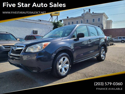 2014 Subaru Forester for sale at Five Star Auto Sales in Bridgeport CT