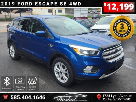 2019 Ford Escape for sale at Daskal Auto LLC in Rochester NY