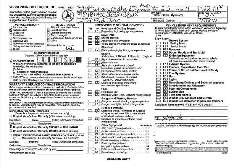 2024 Subaru Outback Premium