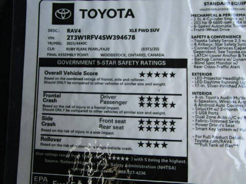 2025 Toyota RAV4 XLE