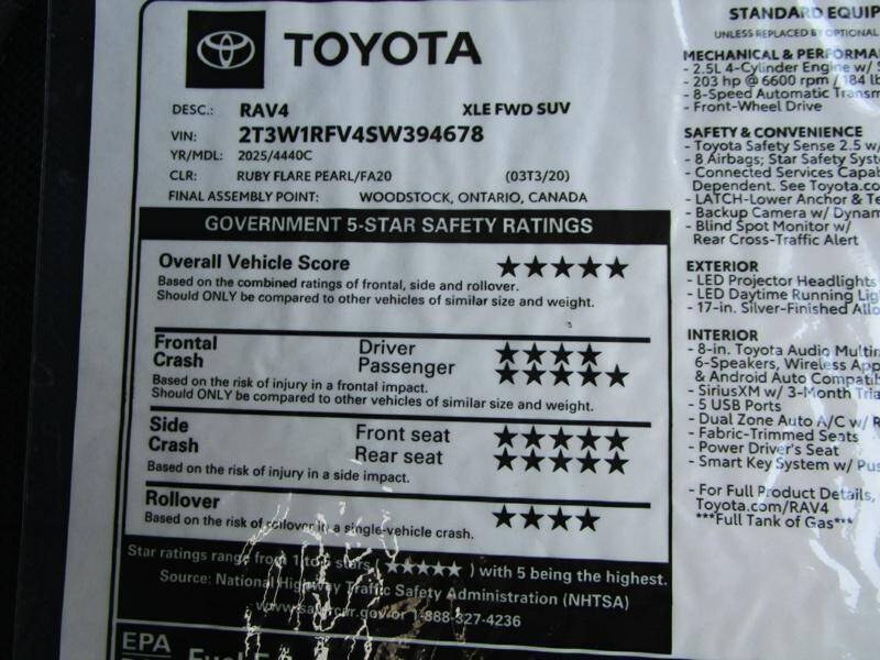 2025 Toyota RAV4 XLE