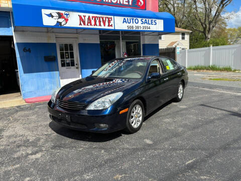 2003 Lexus ES 300 for sale at Native Auto Sales in Mendon MA