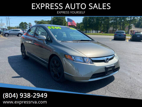 2007 Honda Civic for sale at EXPRESS AUTO SALES in Midlothian VA