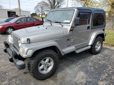 2001 Jeep Wrangler for sale at ALLSTATE AUTO BROKERS in Greenfield IN