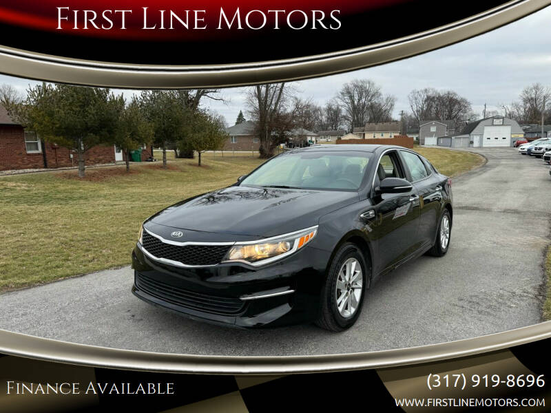 2016 Kia Optima for sale at First Line Motors in Jamestown IN