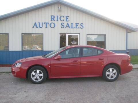 2008 Pontiac Grand Prix for sale at Rice Auto Sales in Rice MN