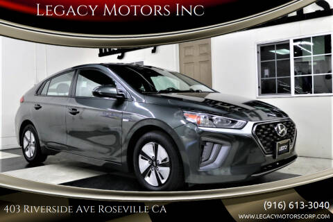 2020 Hyundai Ioniq Hybrid for sale at Legacy Motors Inc in Roseville CA