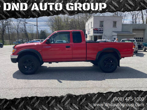 2002 Toyota Tacoma for sale at DND AUTO GROUP in Belvidere NJ
