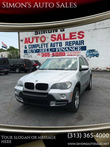 2007 BMW X5 for sale at Simon's Auto Sales in Detroit MI