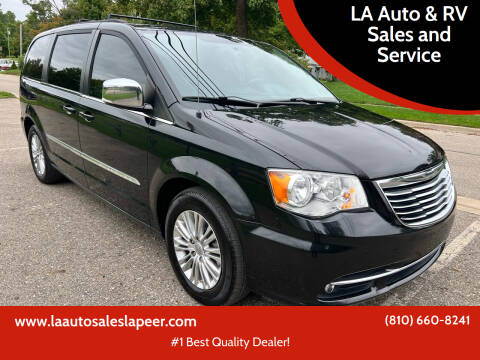 2015 Chrysler Town and Country for sale at LA Auto & RV Sales and Service in Lapeer MI