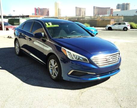 2017 Hyundai Sonata for sale at DESERT AUTO TRADER in Las Vegas NV