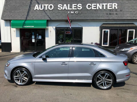 2018 Audi A3 for sale at Auto Sales Center Inc in Holyoke MA