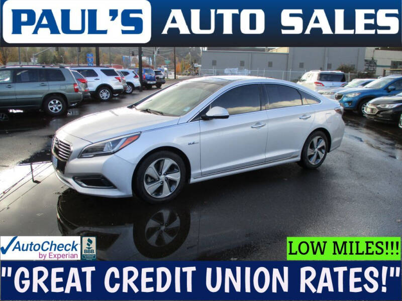 2016 Hyundai Sonata Hybrid for sale at Paul's Auto Sales in Eugene OR