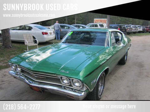 1968 Chevrolet Chevelle for sale at SUNNYBROOK USED CARS in Menahga MN