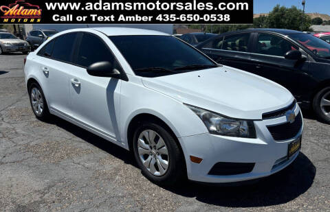 2014 Chevrolet Cruze for sale at Adams Motors Sales in Price UT